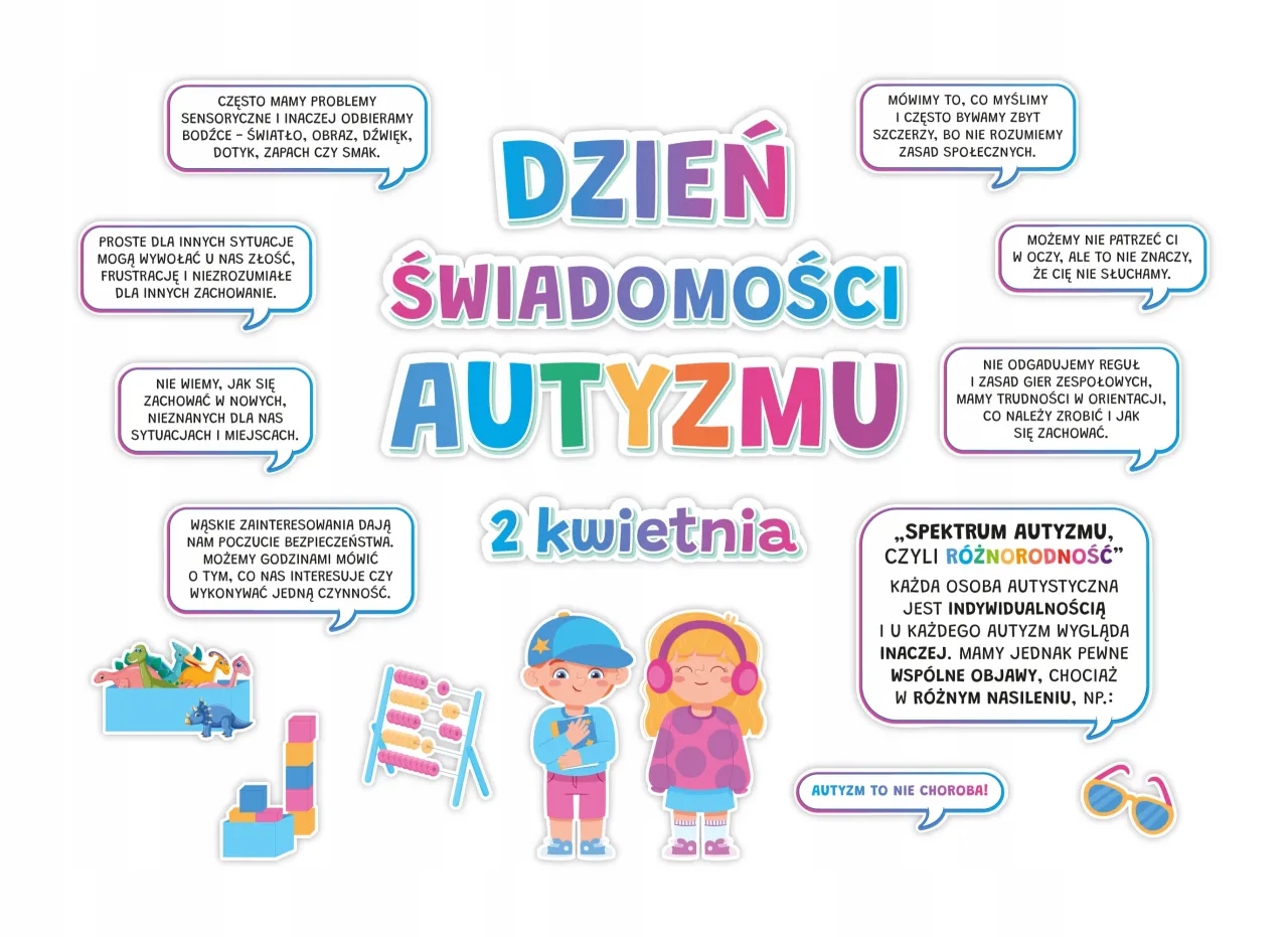 czynniki ryzyka autyzmu infografika