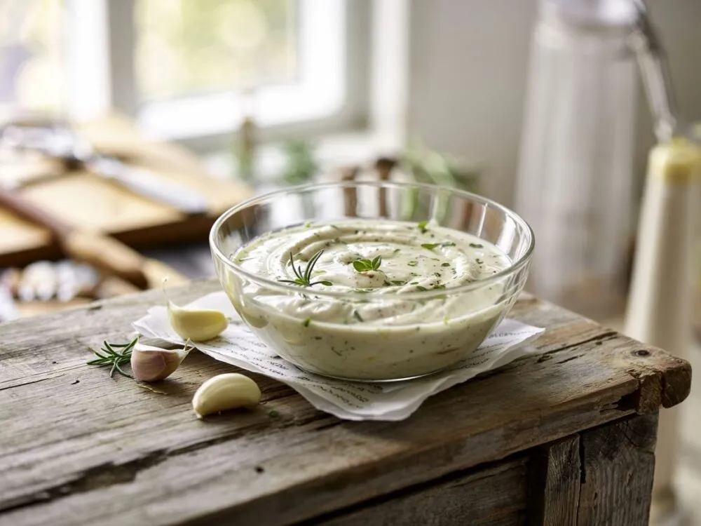 biały sos do pizzy śmietanowy