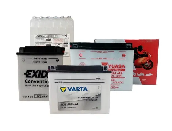 rodzaje akumulatorów motocyklowych kwasowo-ołowiowy AGM żelowy LiFePO4
