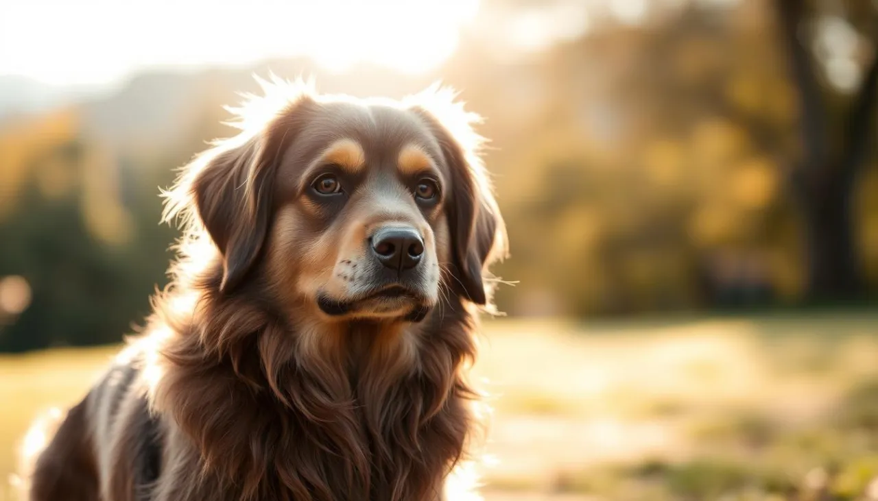 pies z matową sierścią i zdrowy pies