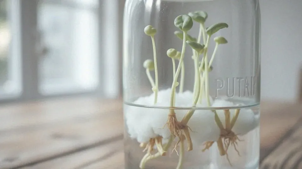 pleśń na fasoli eksperyment