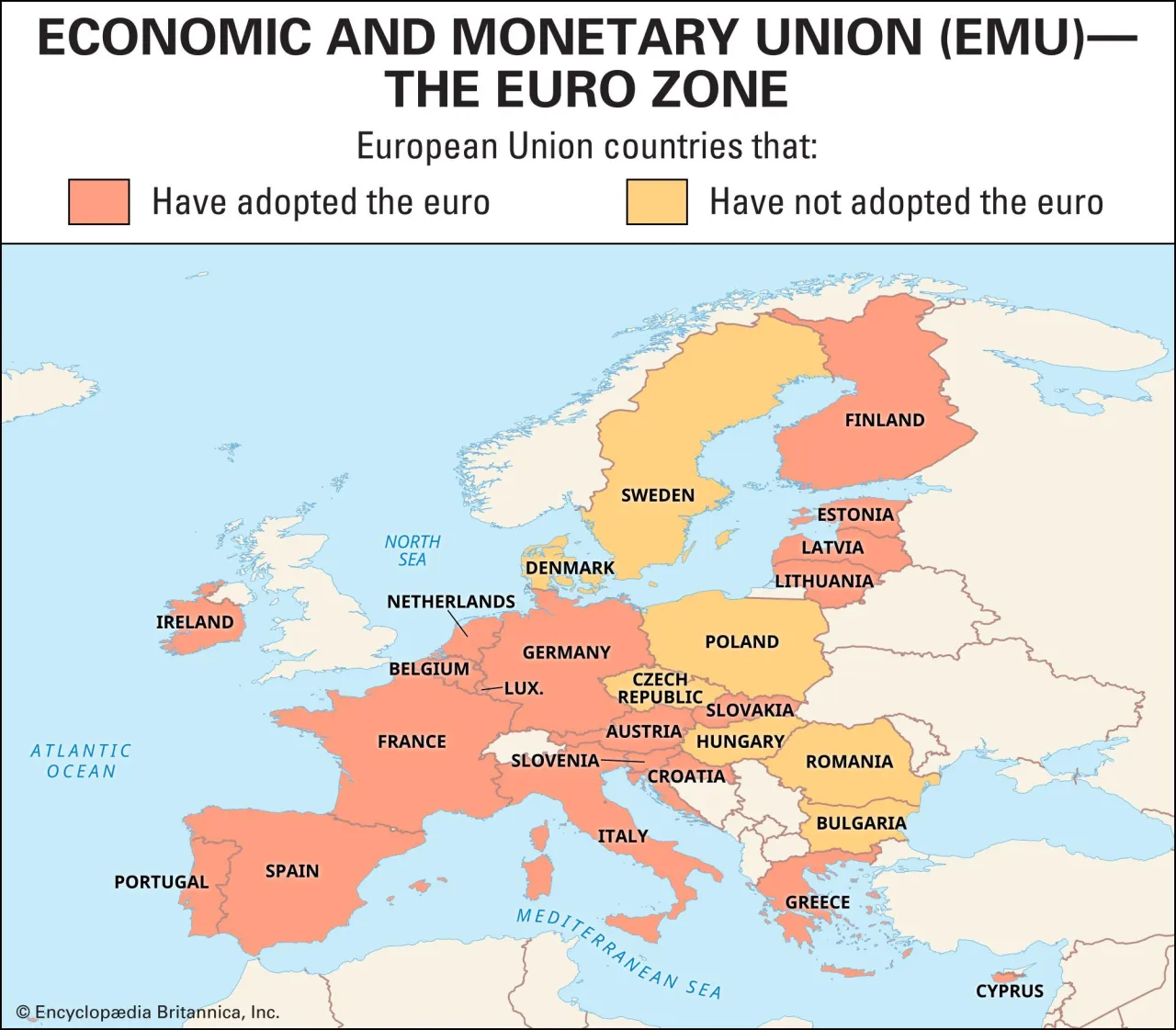 Zdjęcie Lista krajów używających euro: kompletny spis państw strefy euro 2025