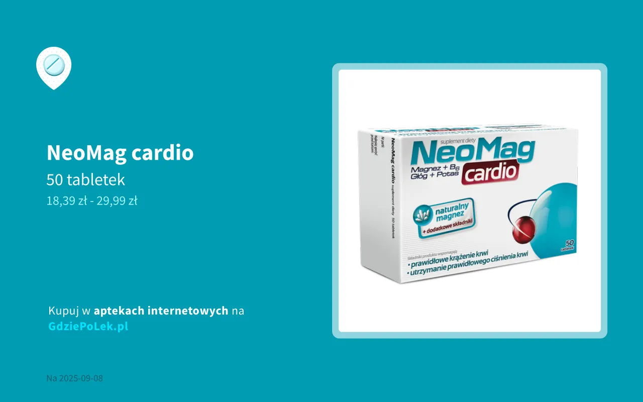 Zdjęcie NeoMag Cardio na co pomaga - odkryj korzyści dla zdrowia serca