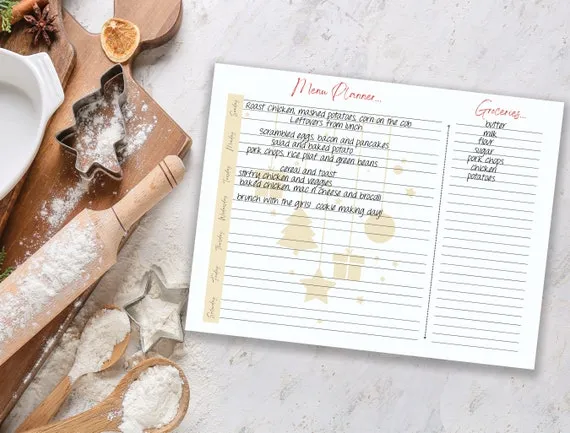 planowanie menu świątecznego harmonogram przygotowań