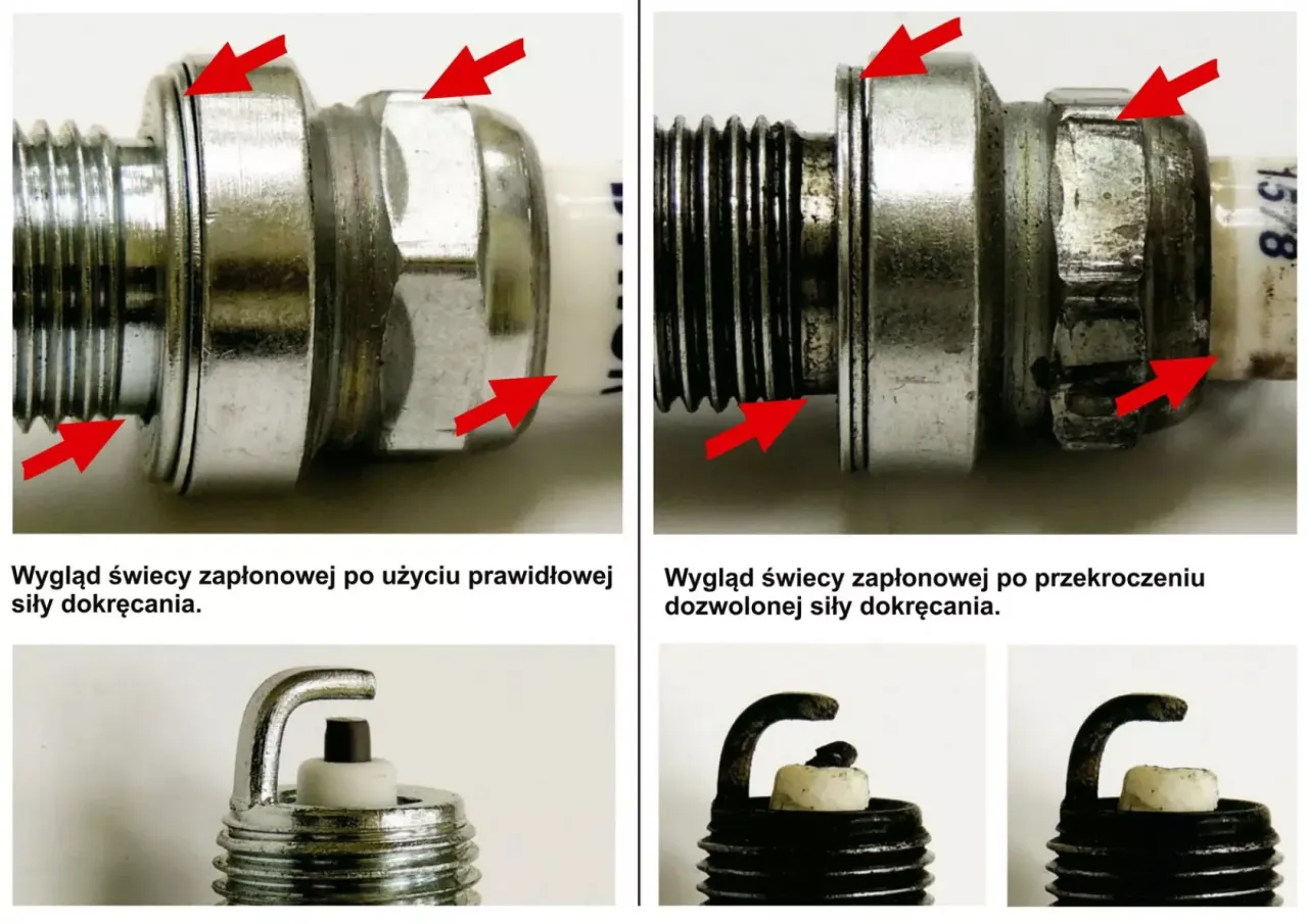 Znaczenie momentu dokręcania świec zapłonowych Denso