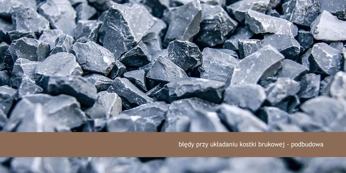 Błędy w układaniu kostki brukowej podbudowa
