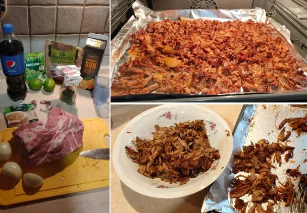 szarpana wieprzowina w piekarniku wolnowarze i na grillu