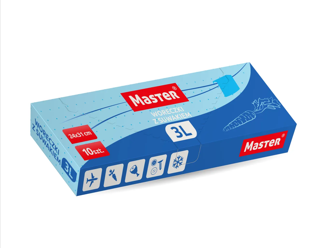 różne rodzaje opakowań do mrożenia mięsa