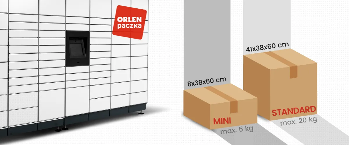 różne gabaryty paczek orlen paczka mini standard