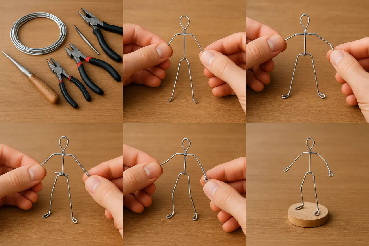 Drahtskulptur Anf&auml;nger Anleitung