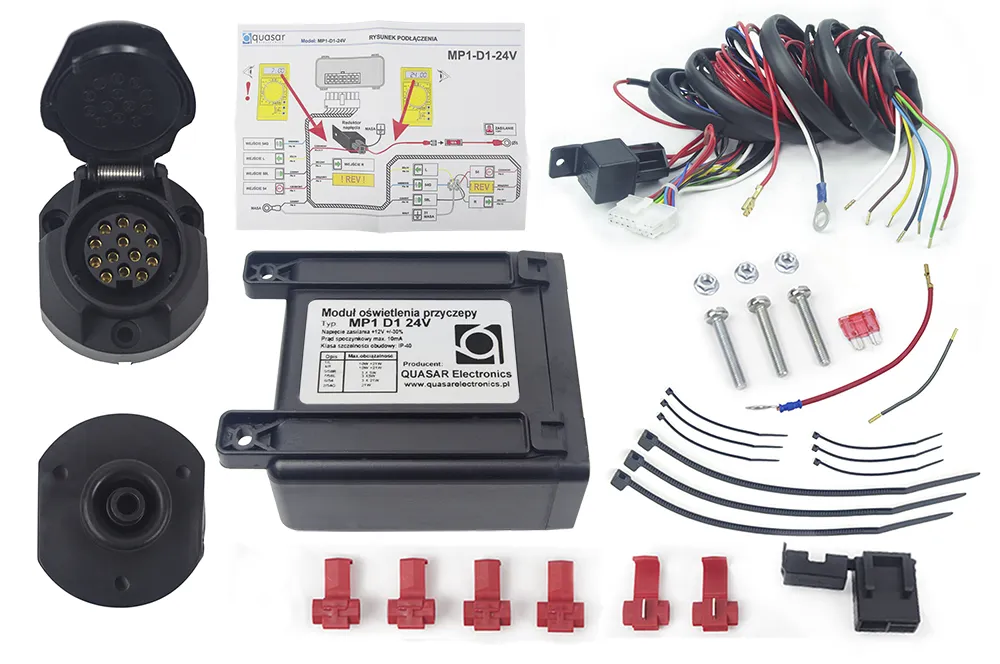 Moduł haka holowniczego budowa i działanie