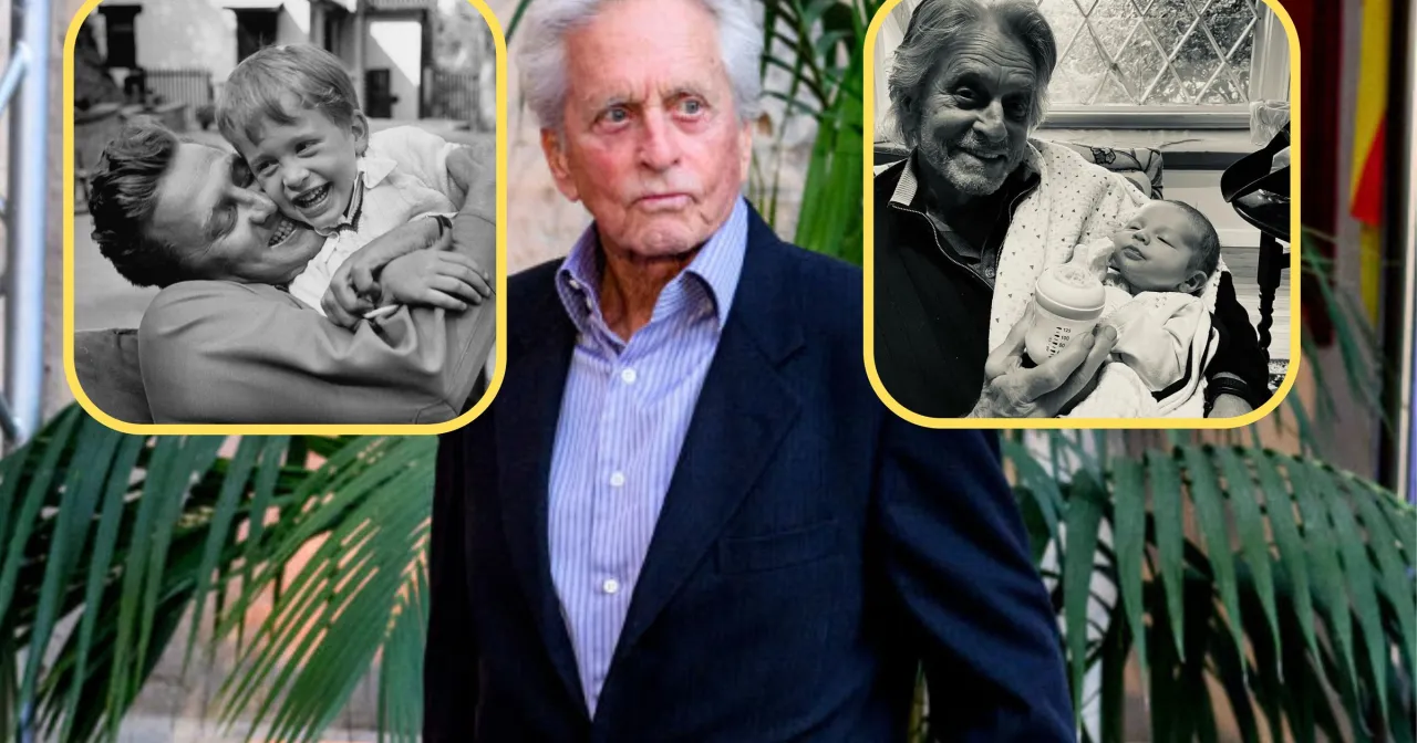 Michael Douglas, od dziecka po dziadka, pokazuje, ile lat ma Michael Douglas.