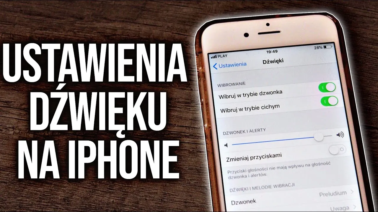 Ustawienia głośności dzwonk&oacute;w iPhone