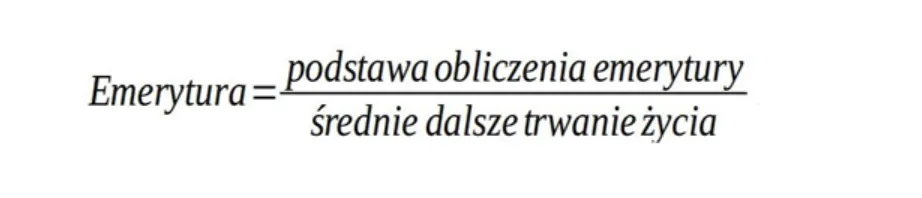 wzór obliczania emerytury ZUS