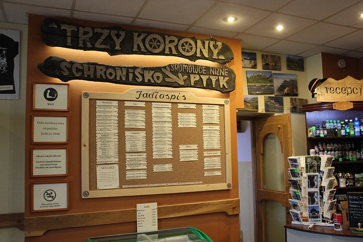 Wnętrze pokoju Schronisko Trzy Korony