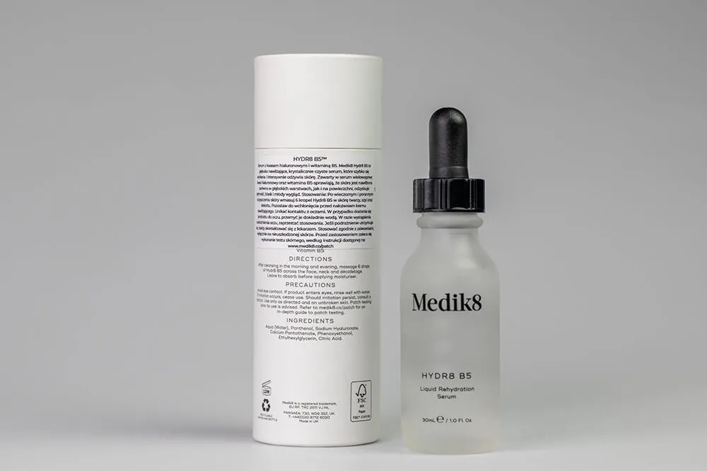 etykieta kosmetyku z kwasem hialuronowym INCI