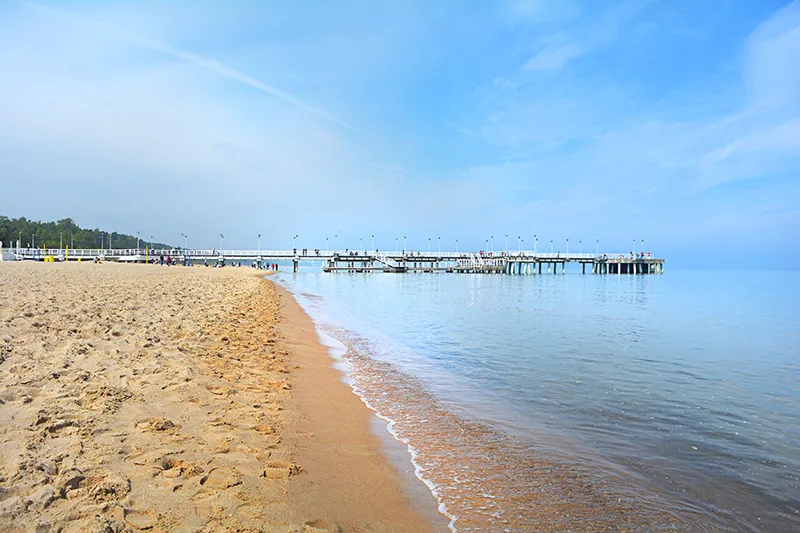 Plaża w Gdańsku Brzeźno