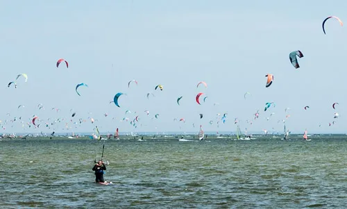 Kitesurfing na Zatoce Puckiej