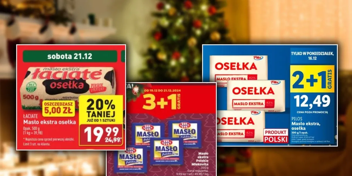 promocje masło supermarkety por&oacute;wnanie