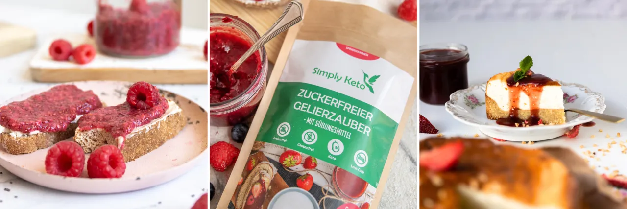 Gesunde Zutaten f&uuml;r zuckerfreies Kochen in einer Speisekammer