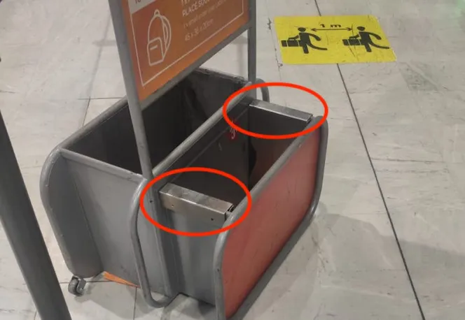 gabarit bagage cabine easyjet aéroport