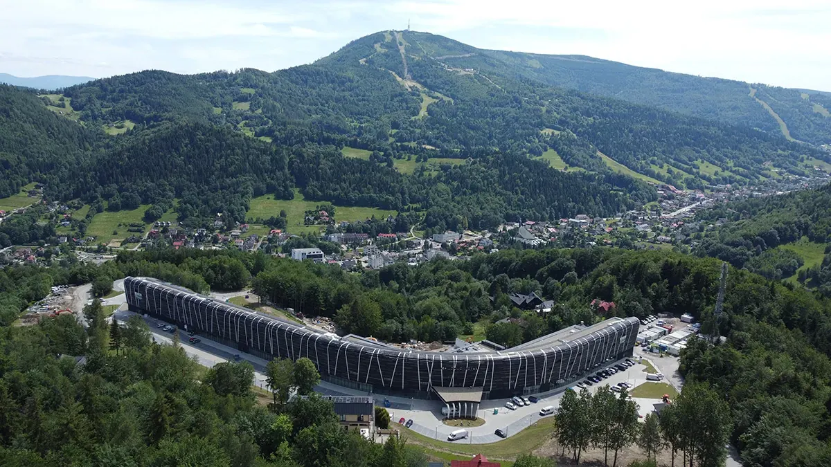 Mercure Szczyrk Resort widok z lotu ptaka