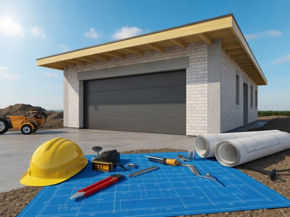 przykładowy kosztorys budowy garażu, porównanie kosztów zgłoszenia i pozwolenia