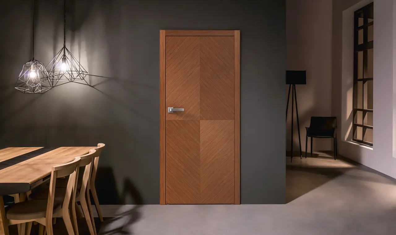 drzwi wewnętrzne rodzaje wykończeń okleina laminat fornir lakier