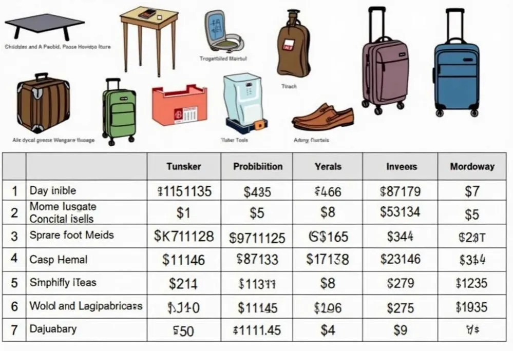 przedmioty zabronione w bagażu podręcznym