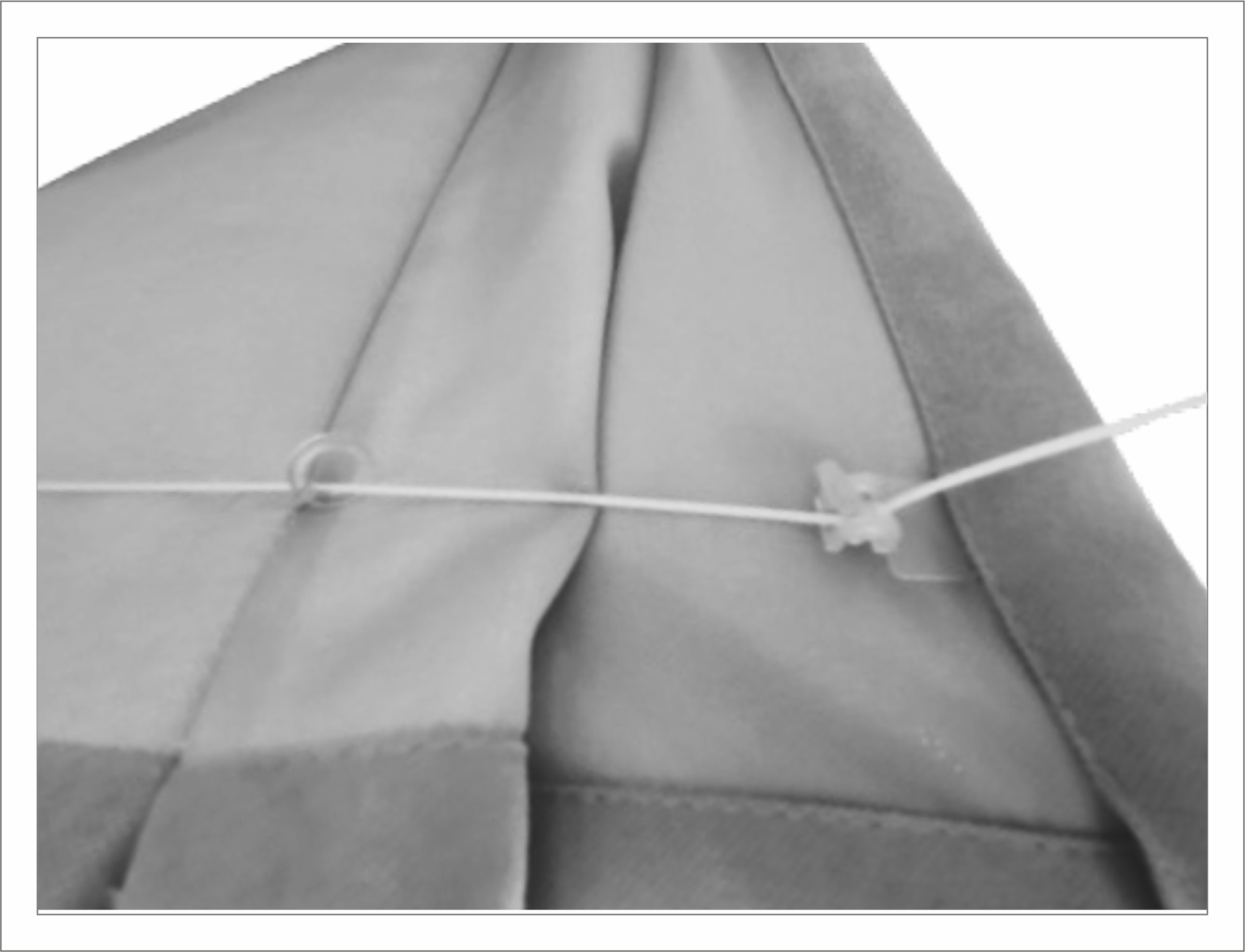 schemat szycia rolety rzymskiej krok po kroku