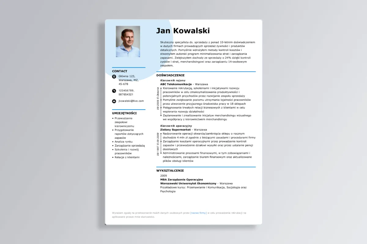 osoba wyr&oacute;żniająca się z tłumu, unikalne CV, kreatywny mail