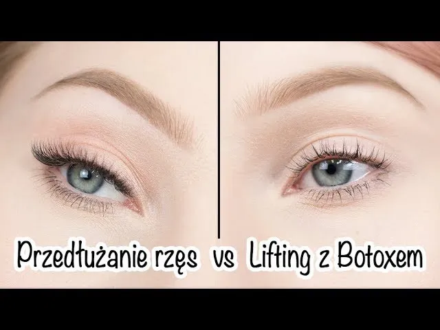 przedłużanie rzęs lifting laminacja porównanie