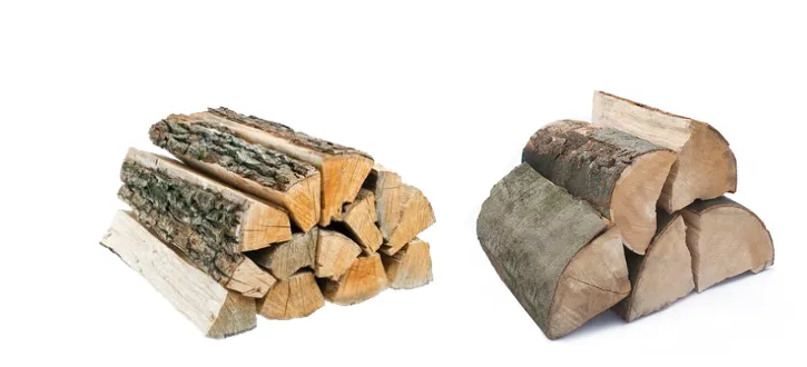 różne gatunki drewna kominkowego porównanie
