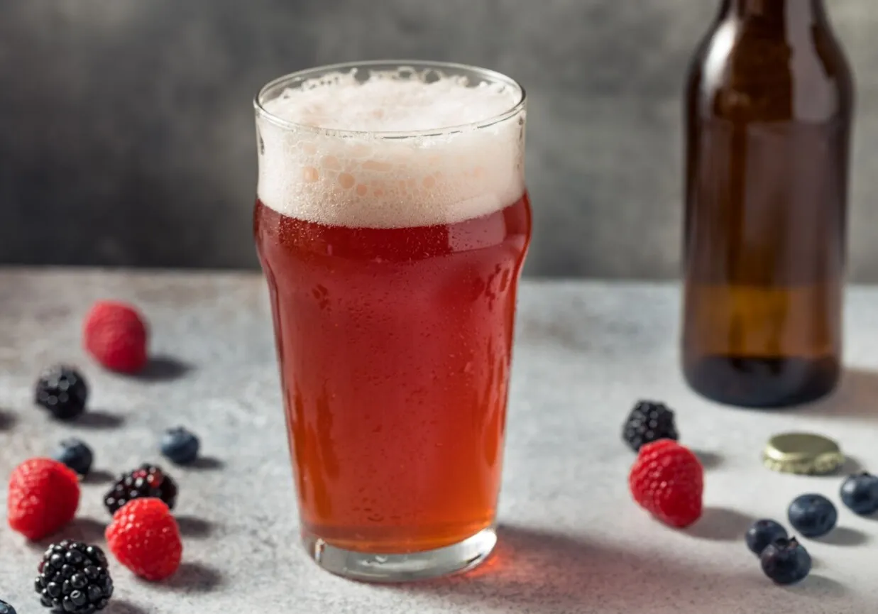 piwo z sokiem grejpfrutowym i porzeczkowym