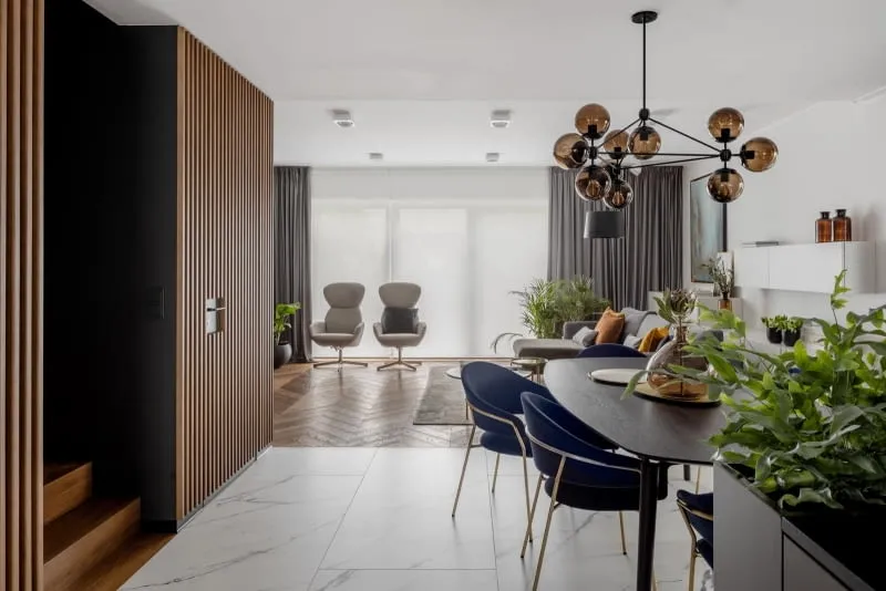 nowoczesne projekty wnętrz mieszkania