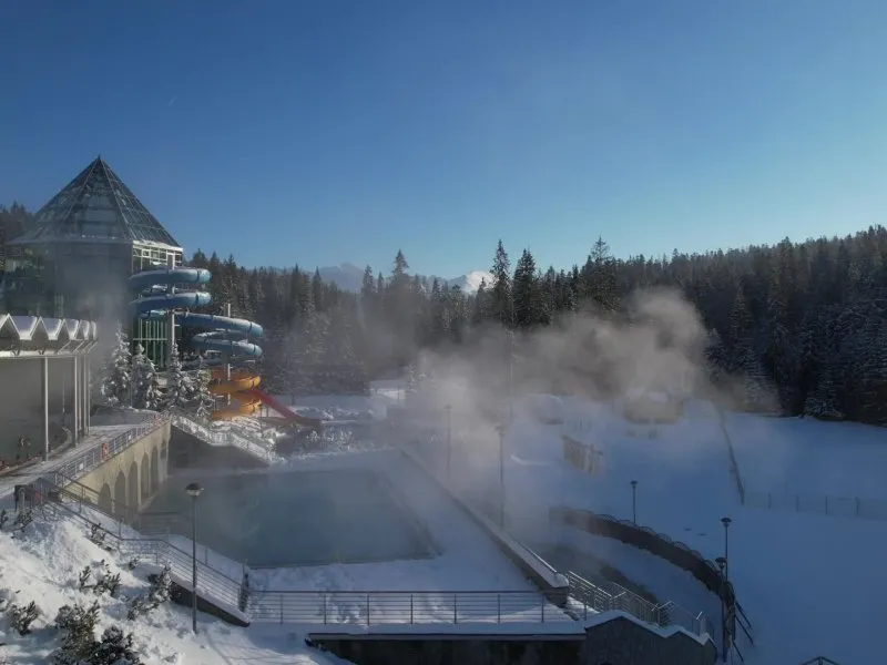 Termy Bukovina zimą