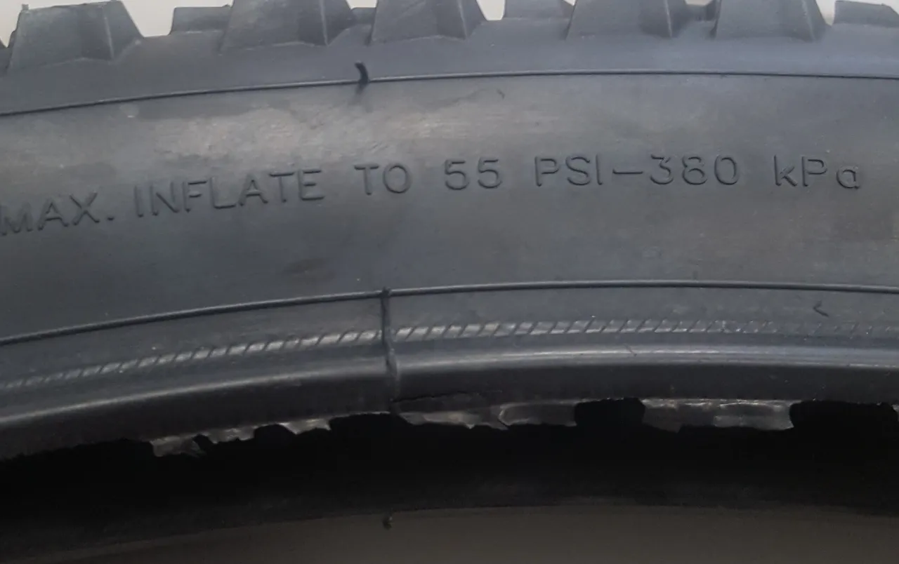 oznaczenia na oponie rowerowej sidewall