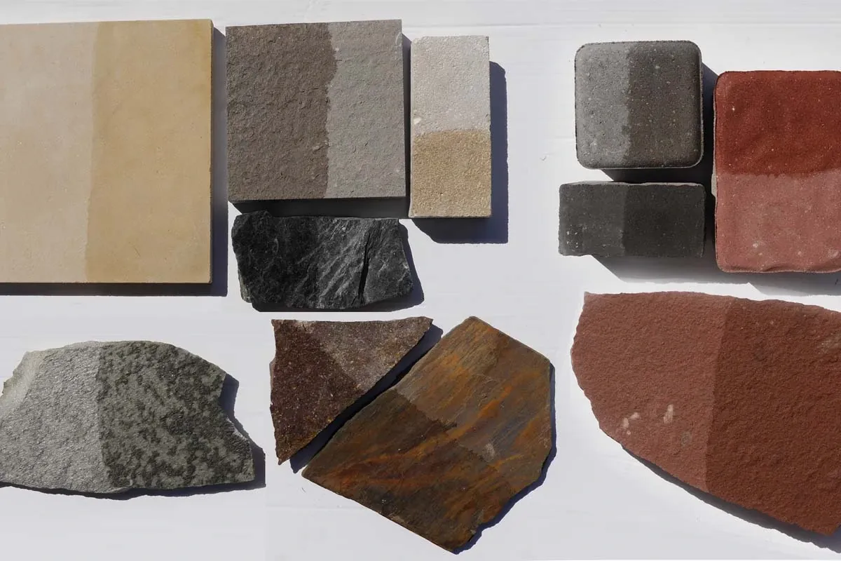 impregnacja kamienia betonowego efekt mokrej powierzchni