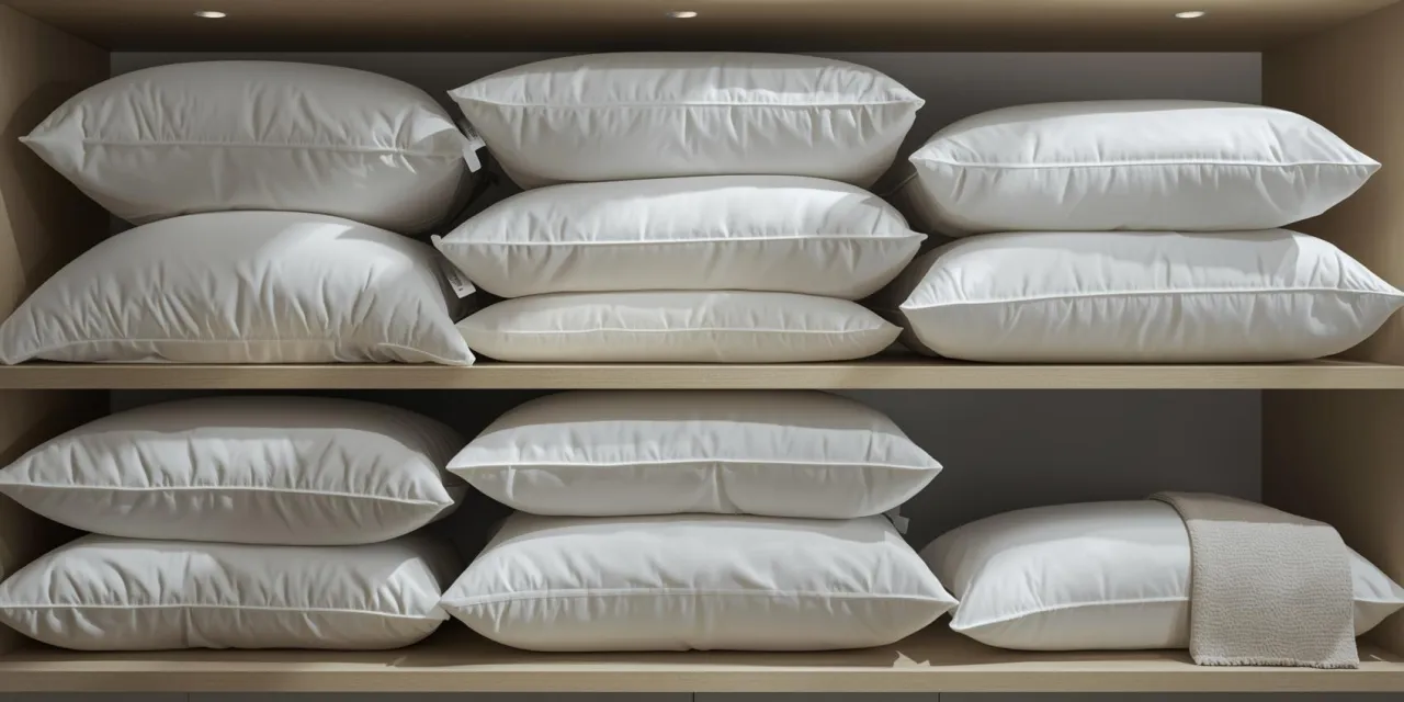 por&oacute;wnanie rozmiar&oacute;w poduszek hotelowych 70x80 i 50x70