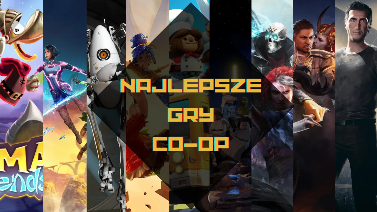 Najlepsze gry co-op online kolaż