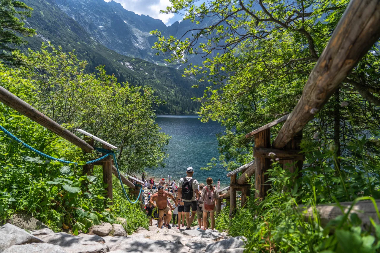 Morskie Oko w Tatrach