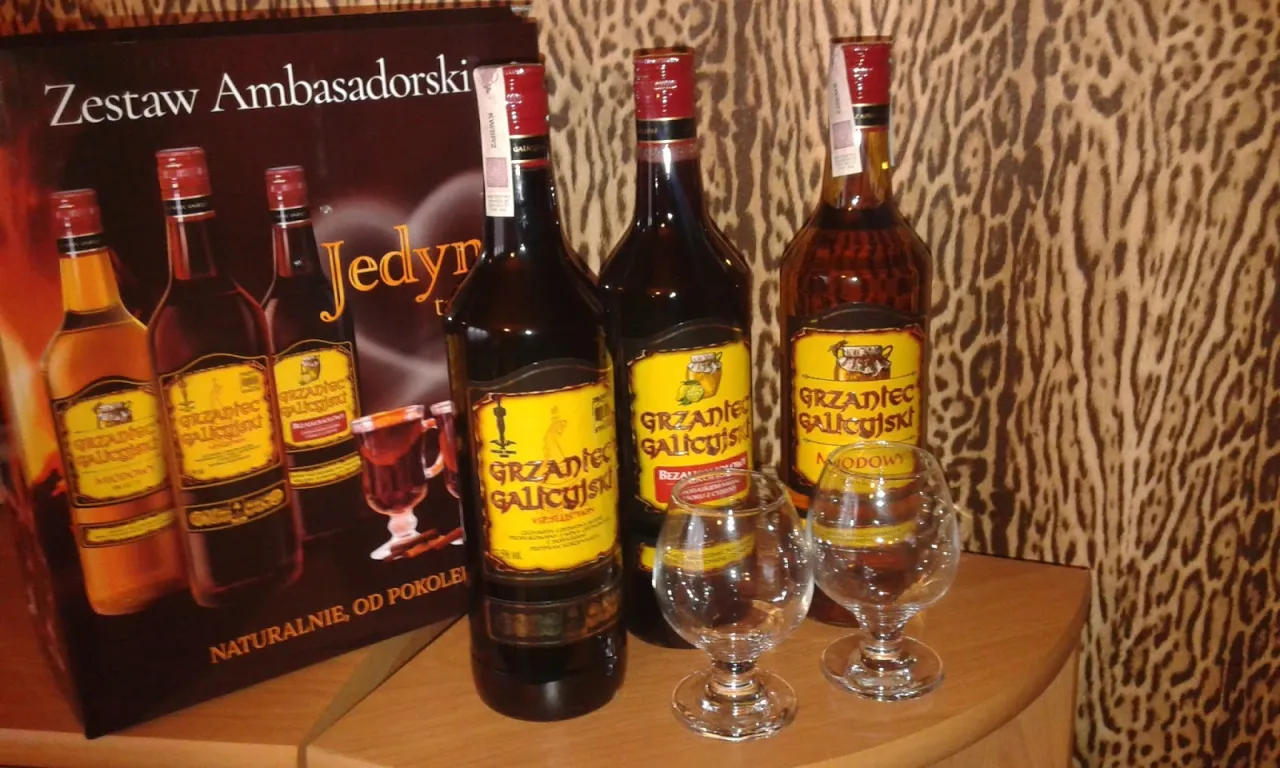 butelki Grzańca Galicyjskiego różnych smaków