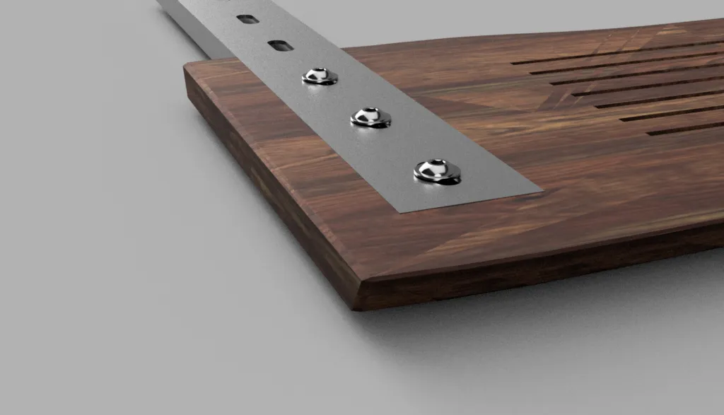 Wypaczony blat stołu