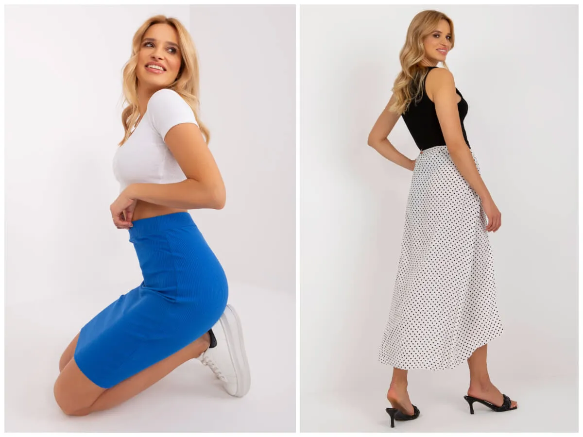 rodzaje fasonów spódnic a obracanie się