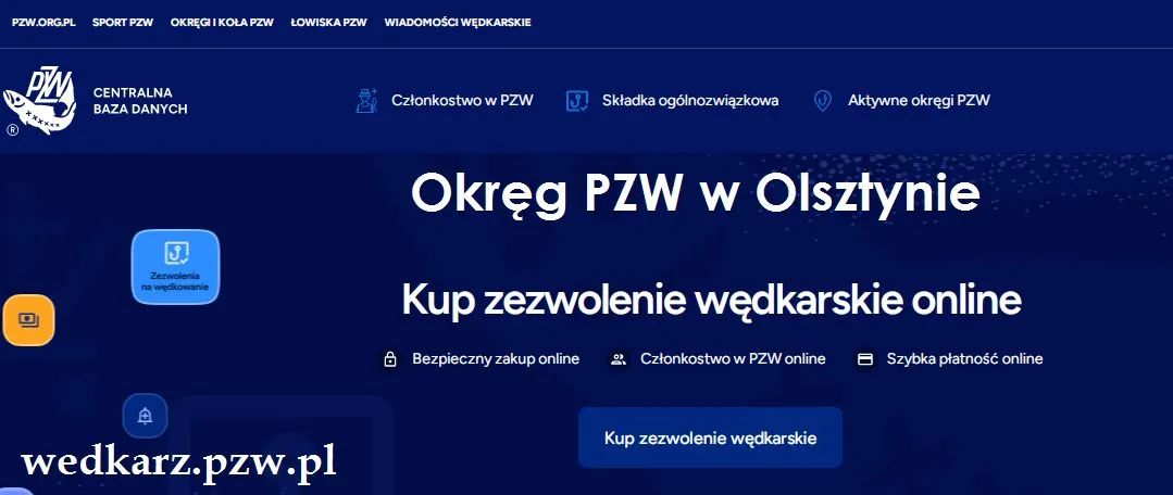 system e-zezwoleń PZW ekran główny