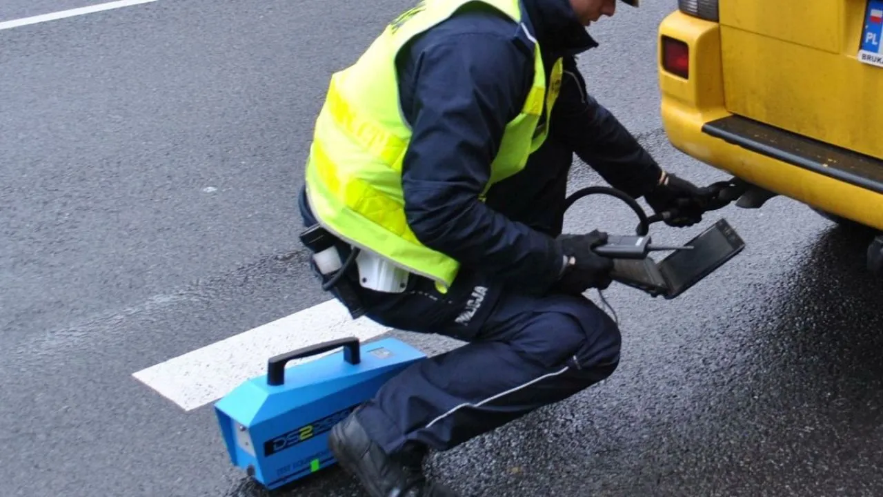 policja kontrola drogowa dymomierz