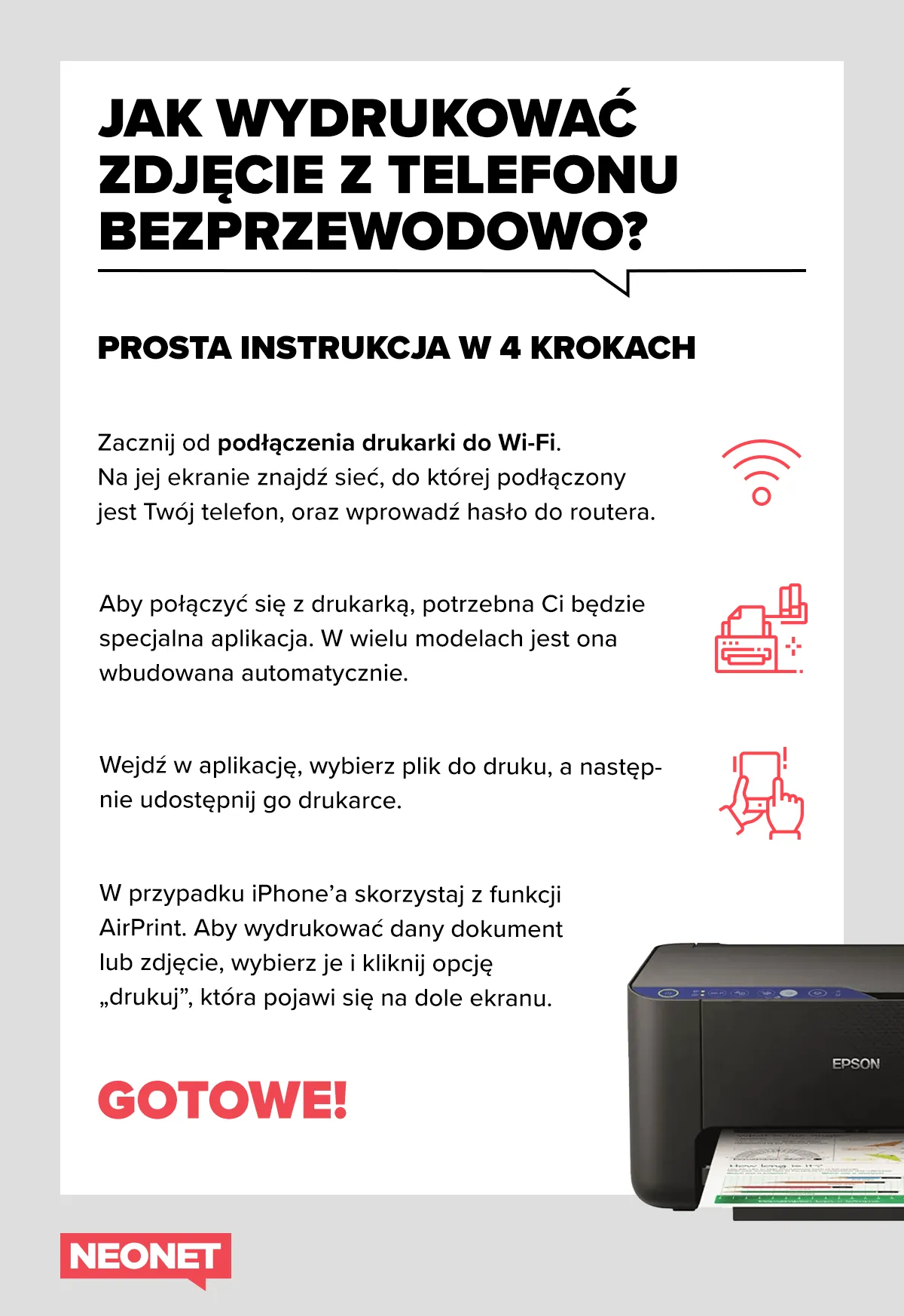 Zdjęcie Jak drukować z telefonu: proste sposoby na łatwe drukowanie dokumentów