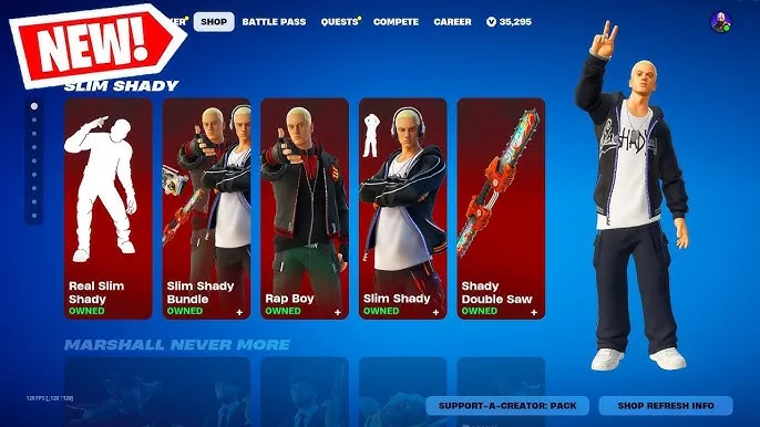 Zdjęcie Eminem wraca do sklepu Fortnite – nowe skórki i wydarzenia czekają