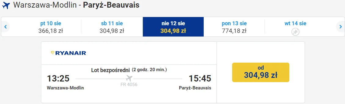 Zdjęcie Ile kosztuje lot do Paryża? Sprawdź ceny i najlepsze oferty
