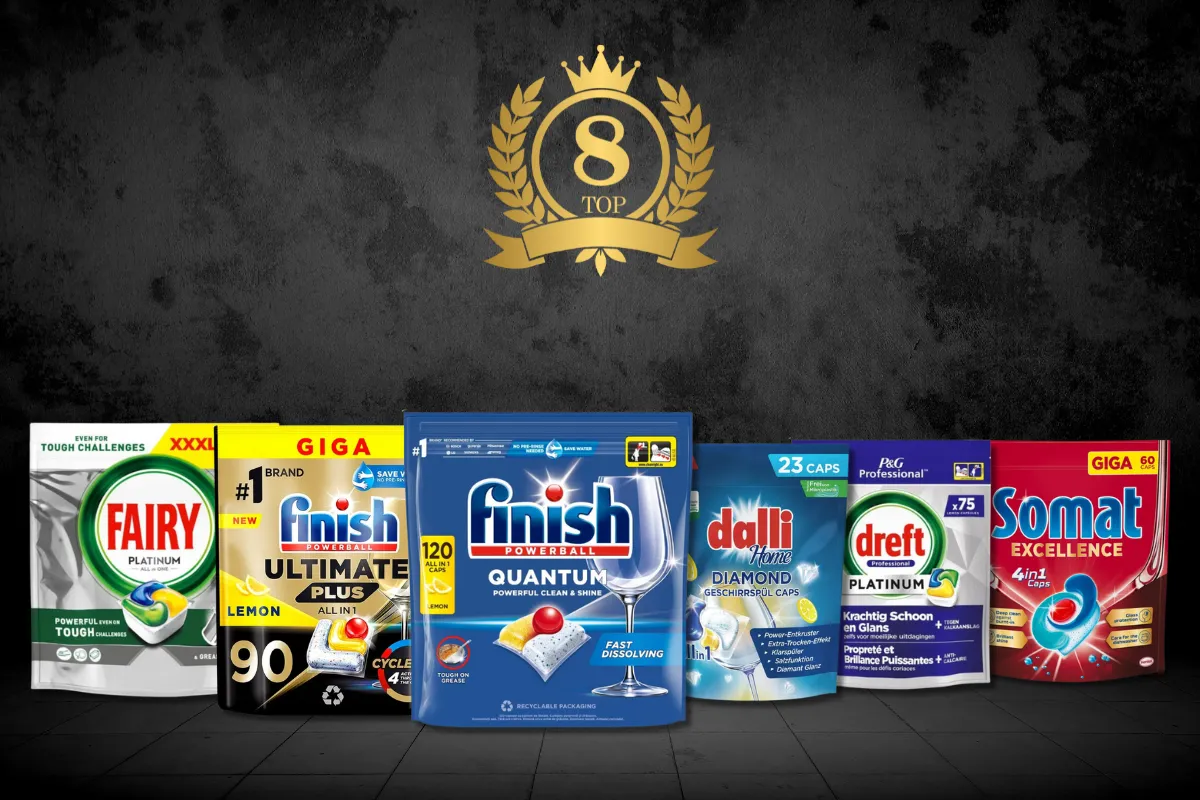 Zdjęcie Kapsulki Finish czy Fairy – która marka naprawdę skuteczniej działa?